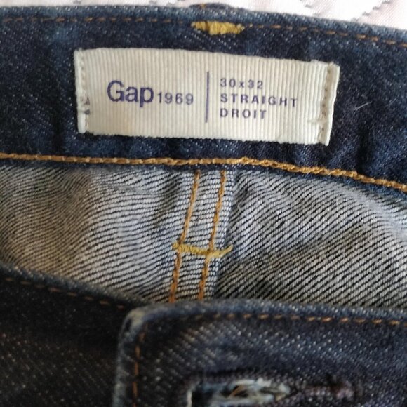 Gap Straight Classic Blue Denim Jeans - Picture 2 of 4
